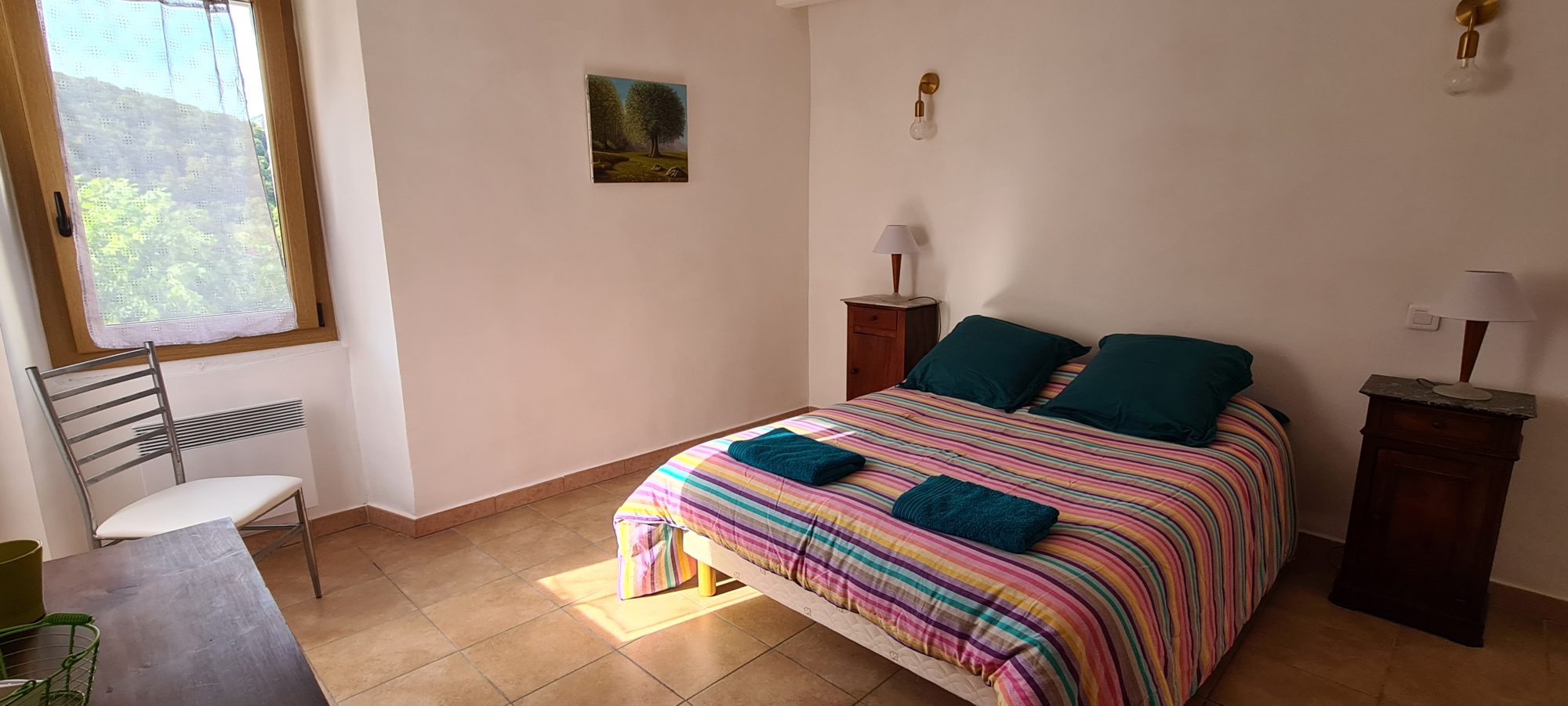 Dormitorio 1 con 1 cama matrimonial