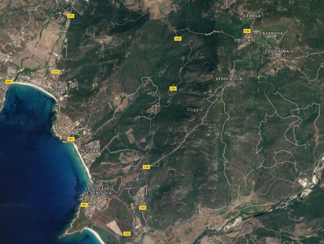 Autour de Casapicota, à Coggia